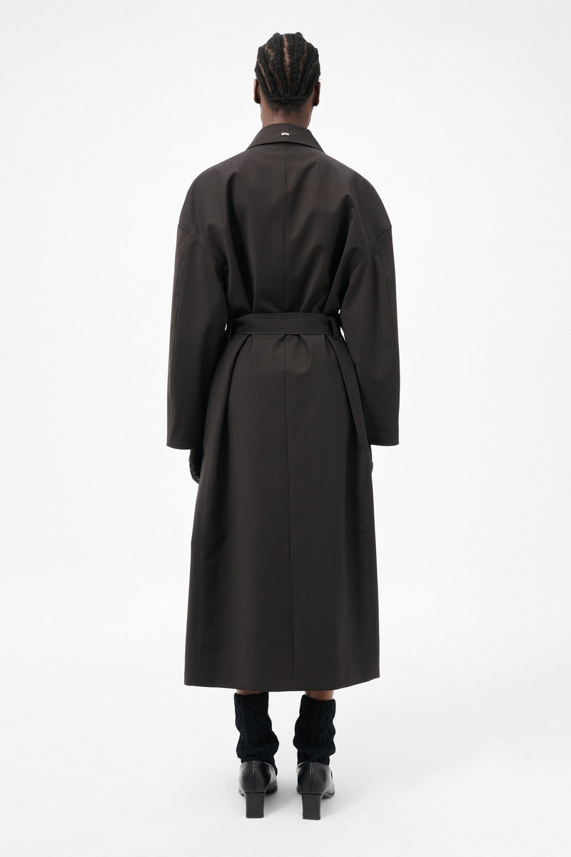Our Legacy Court Coat Churchill Stripe Membrane Wool 5