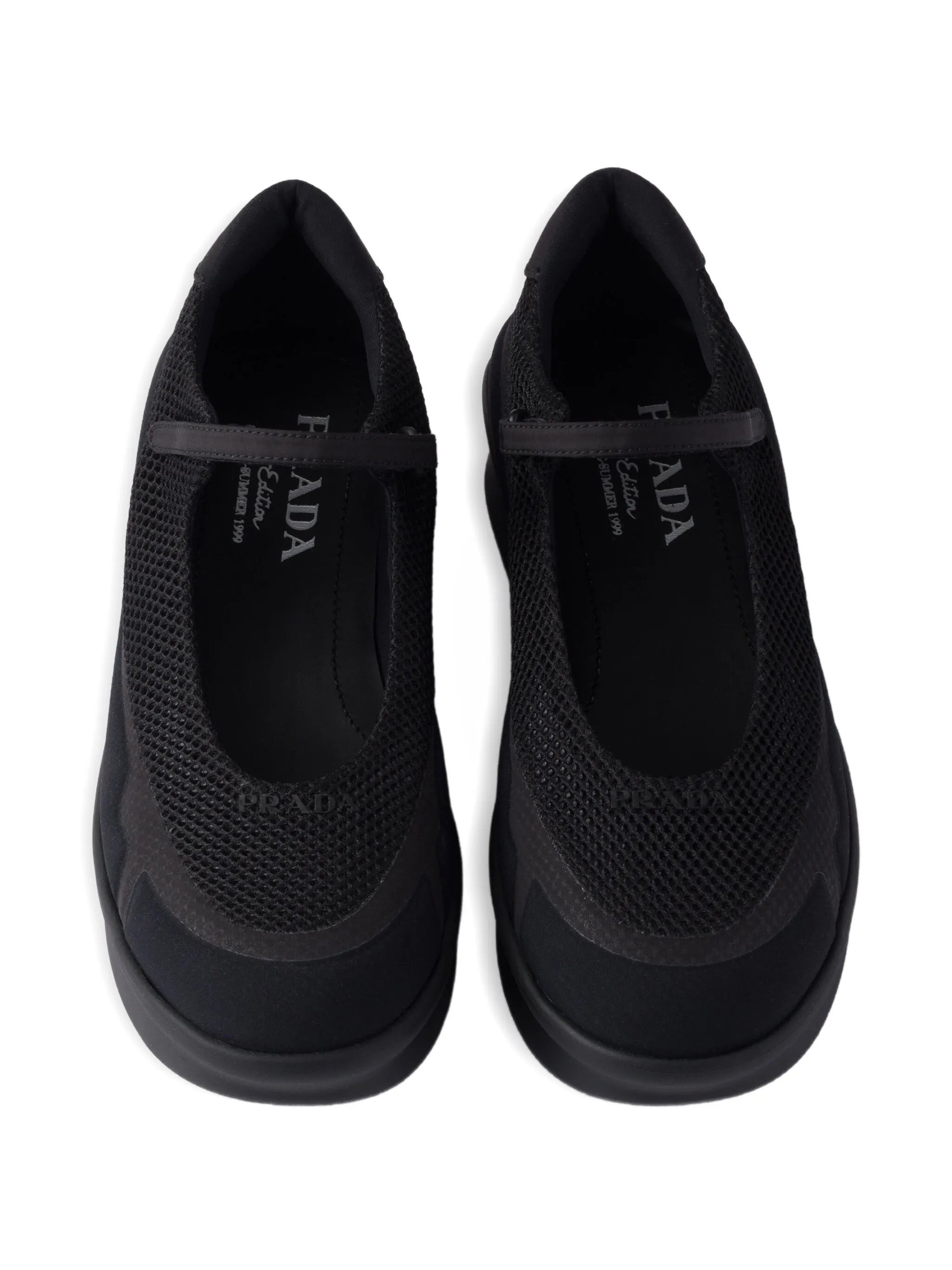 mesh-panels ballerina flats - 3