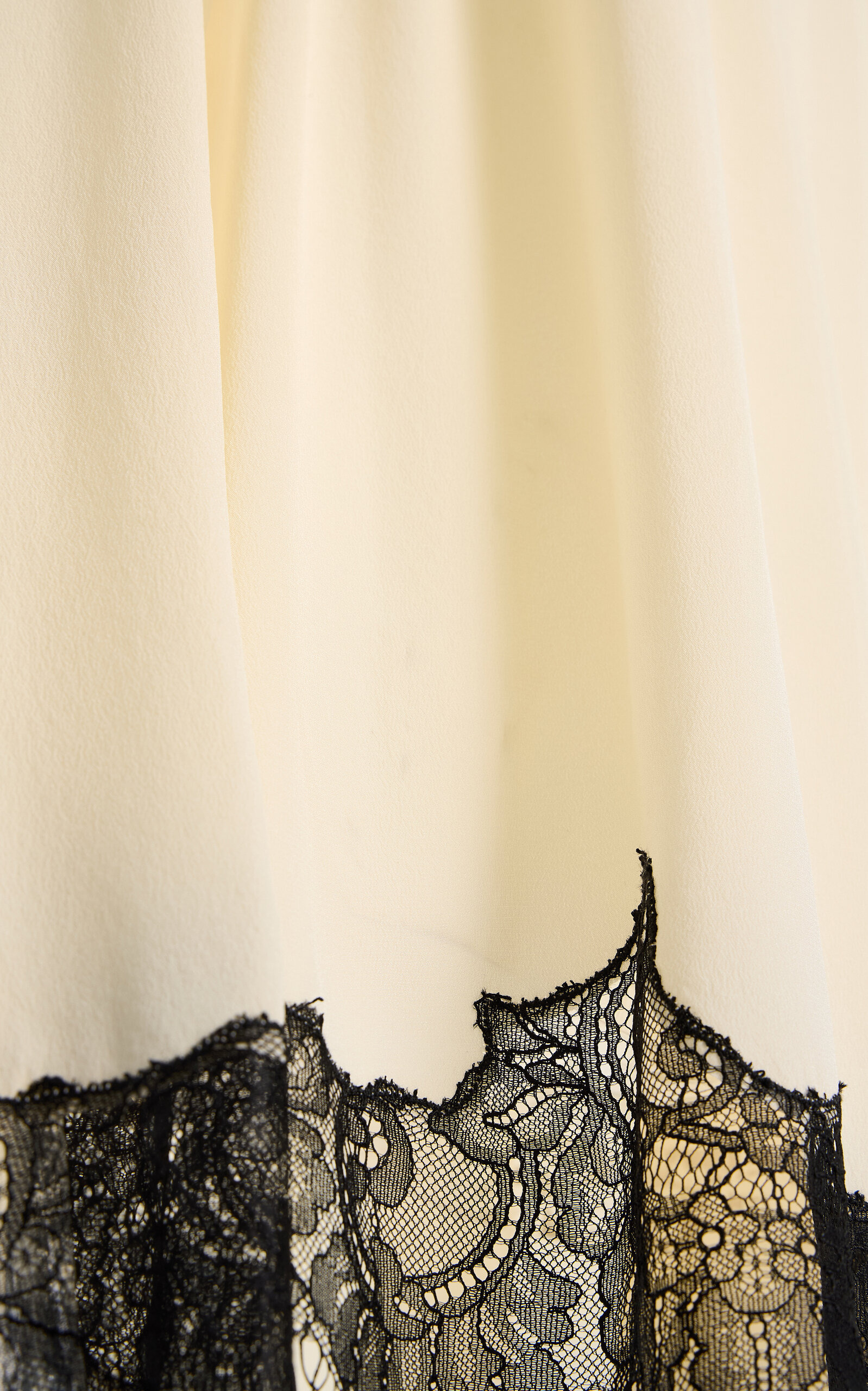 Rosine Asymmetrical Silk Skirt black/white - 5
