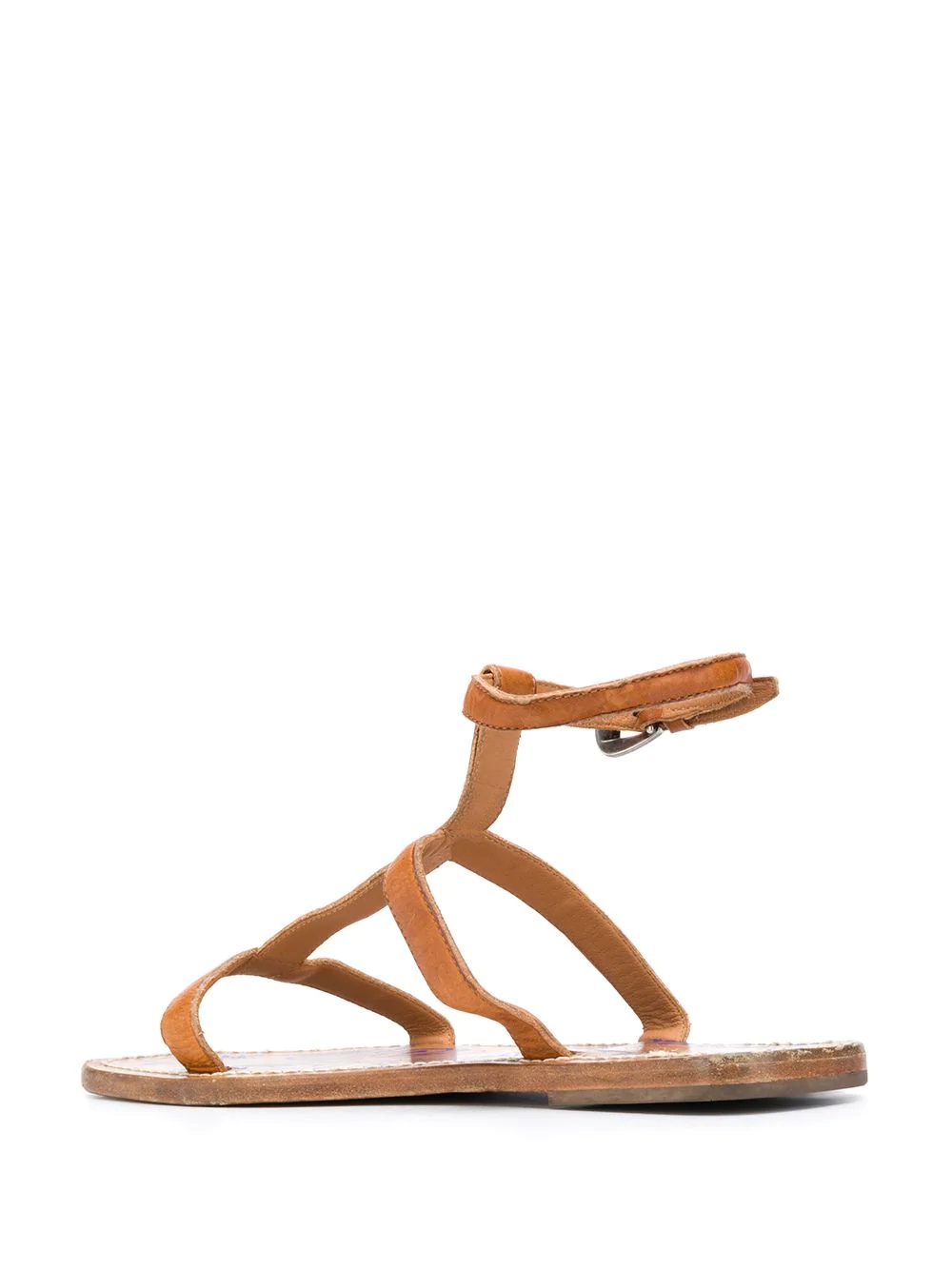 gladiator leather sandals - 3