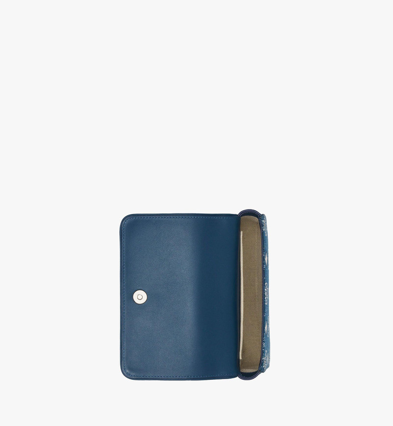 Aren Camera Bag in Vintage Denim Jacquard 4