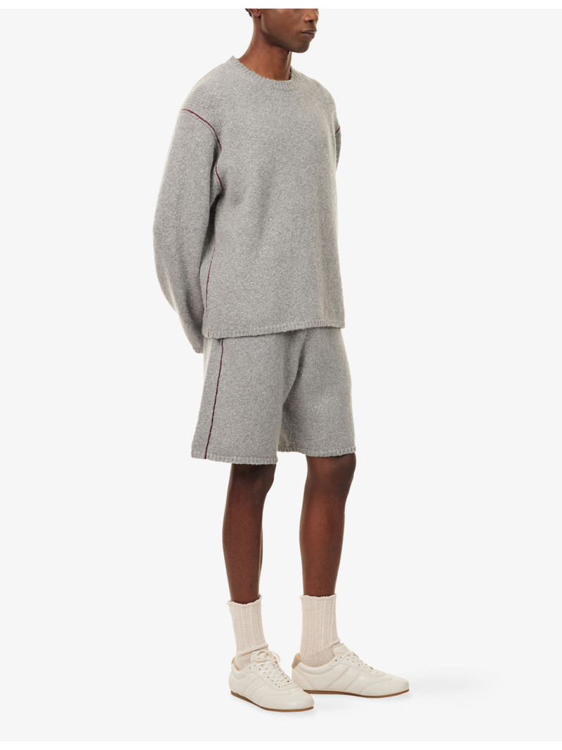 The Elder Statesman Glacier Roll-Edge Cashmere Jumper outlook