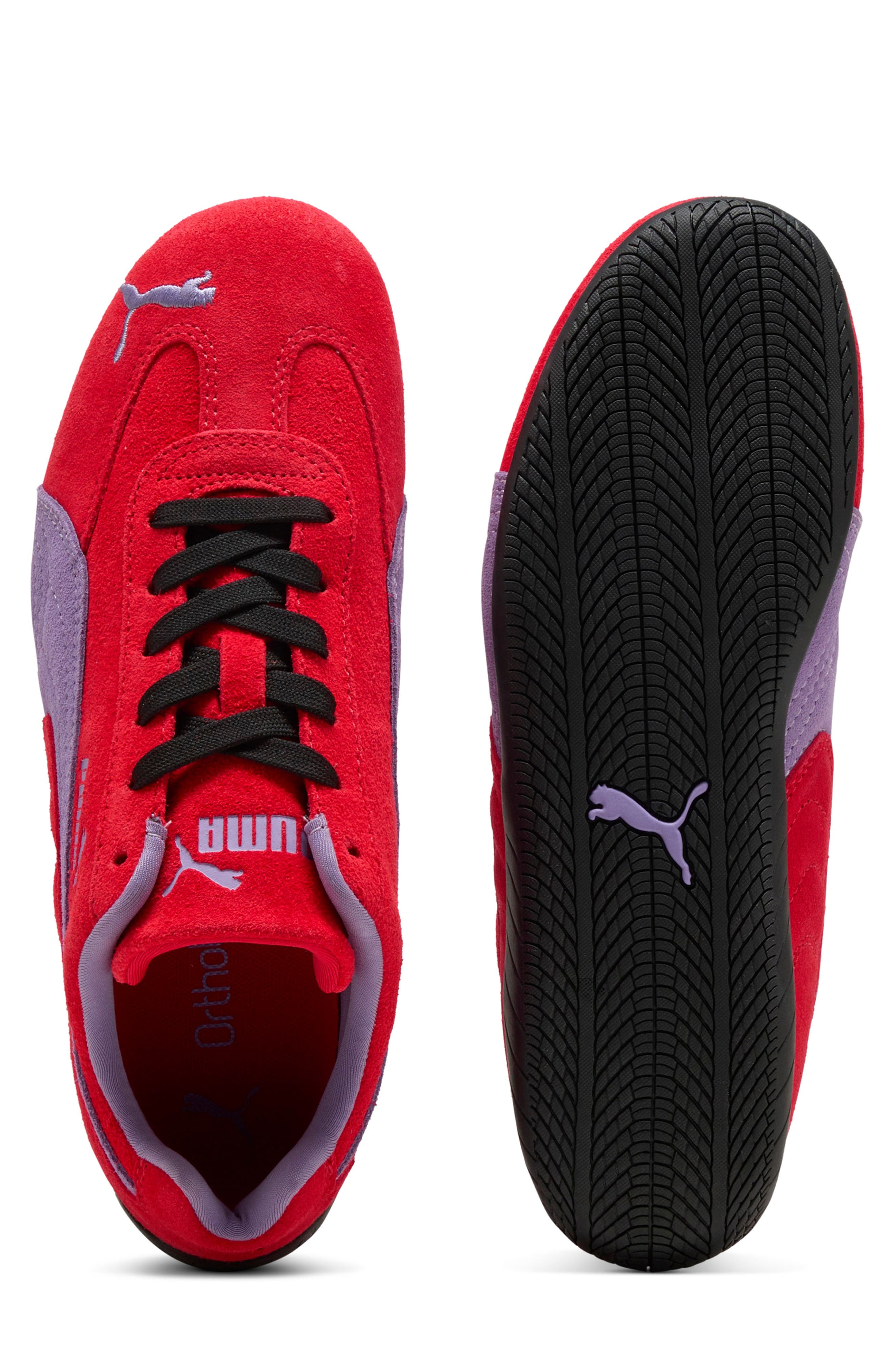 PUMA Speedcat OG Sneaker in Puma Red/Lavender Alert at Nordstrom - 7
