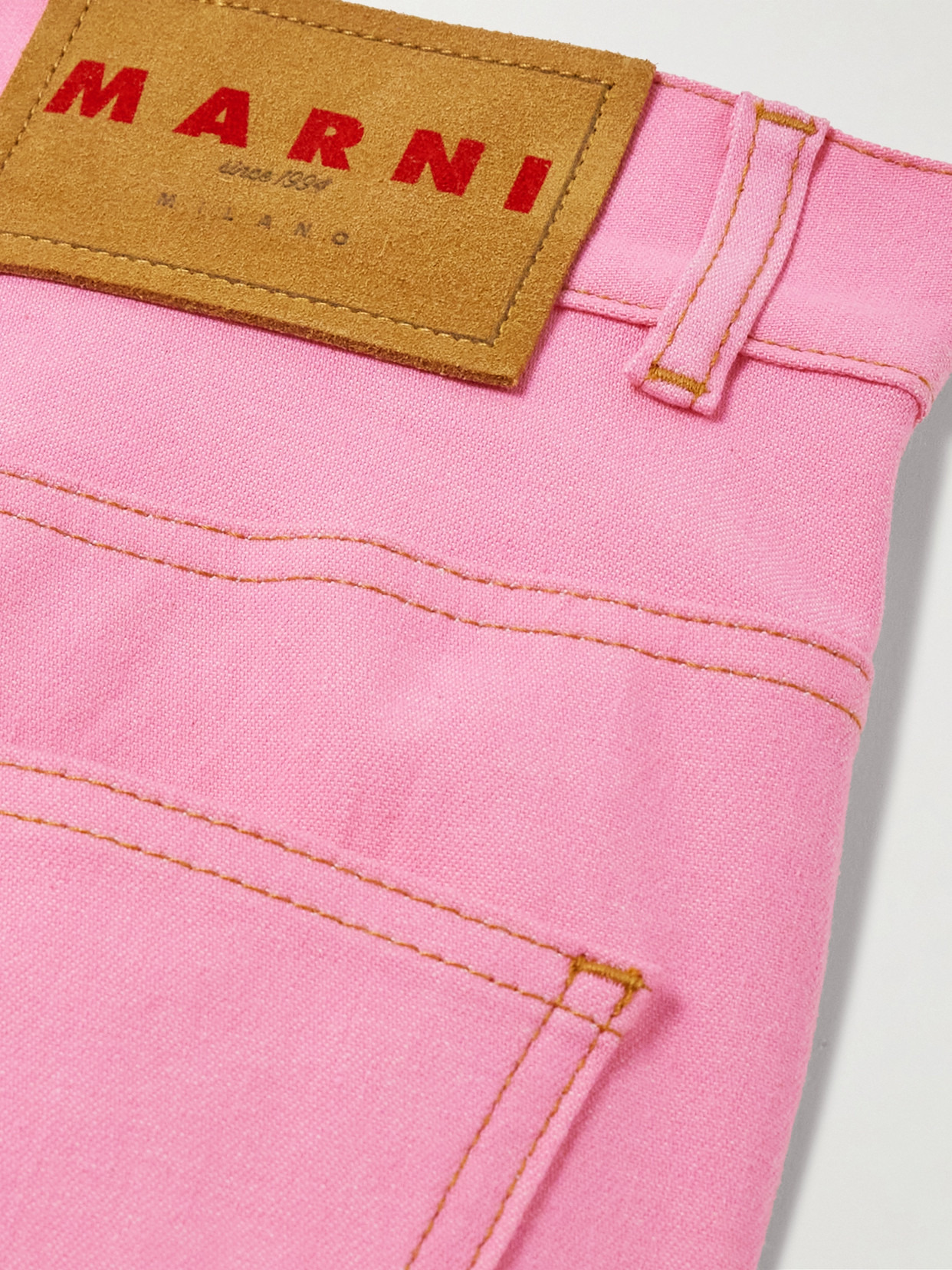 Embroidered High-rise Wide-leg Jeans - 5