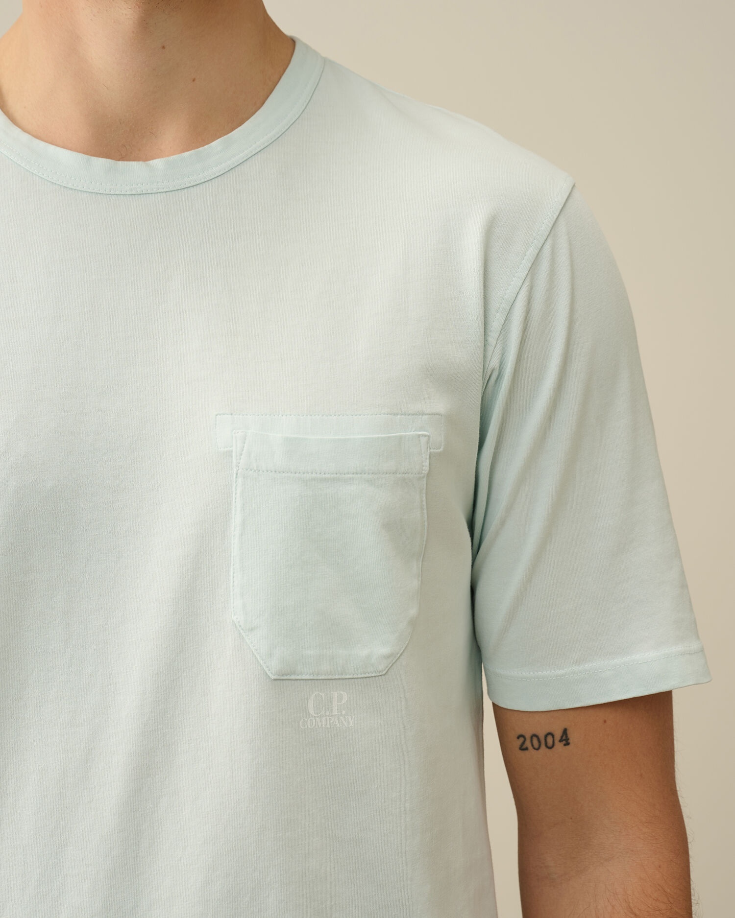 24/1 Jersey Resist Dyed Pocket T-shirt - 4