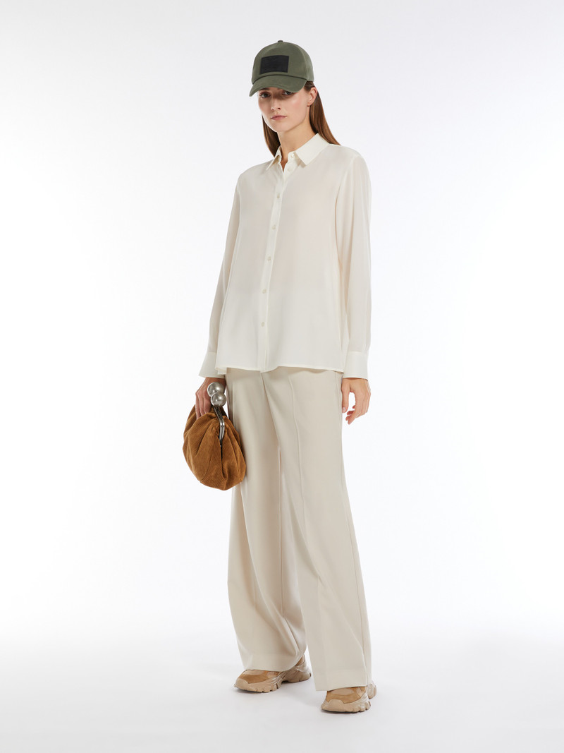 WEEKEND Max Mara ALMINA Relaxed-fit silk shirt outlook