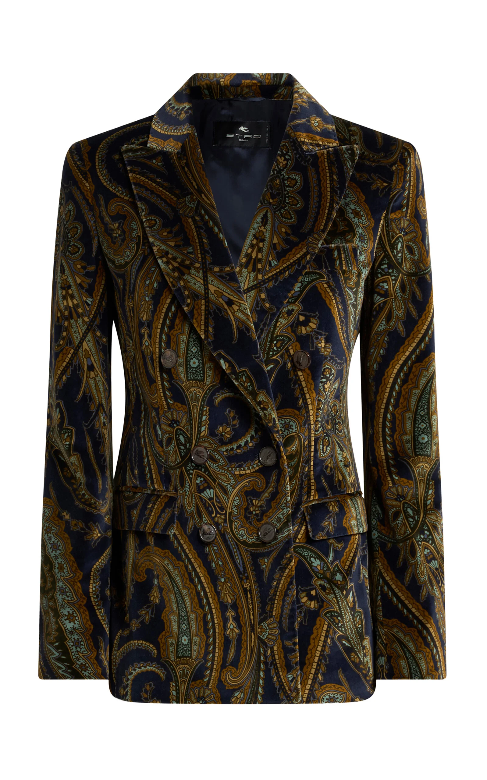 Patterned Velvet Blazer multi - 1