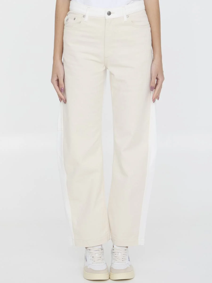 STELLA MCCARTNEY BANANA LEG UTILITY JEANS - 1