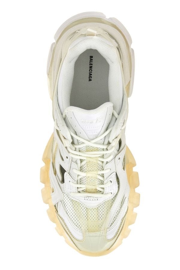 【関税&送料込】Balenciaga Two-Tone Canvas And Mesh Medium 2 BALENCIAGA Two-tone mesh and fabric Track.2 sneakers