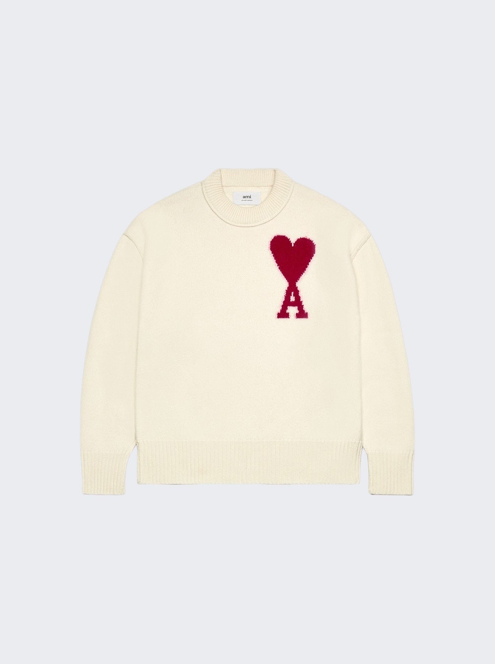 Red Ami De Coeur Sweater Off-white - 1