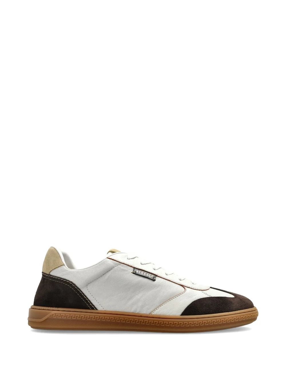 Greca Court leather sneakers - 1