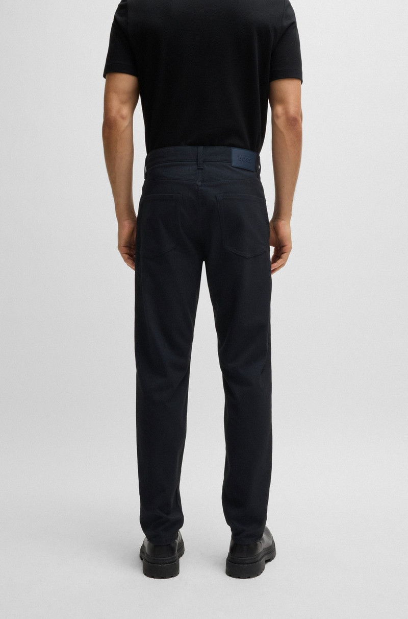 CASUAL REGULAR-FIT TROUSERS IN ANTI-WRINKLE TWILL 4