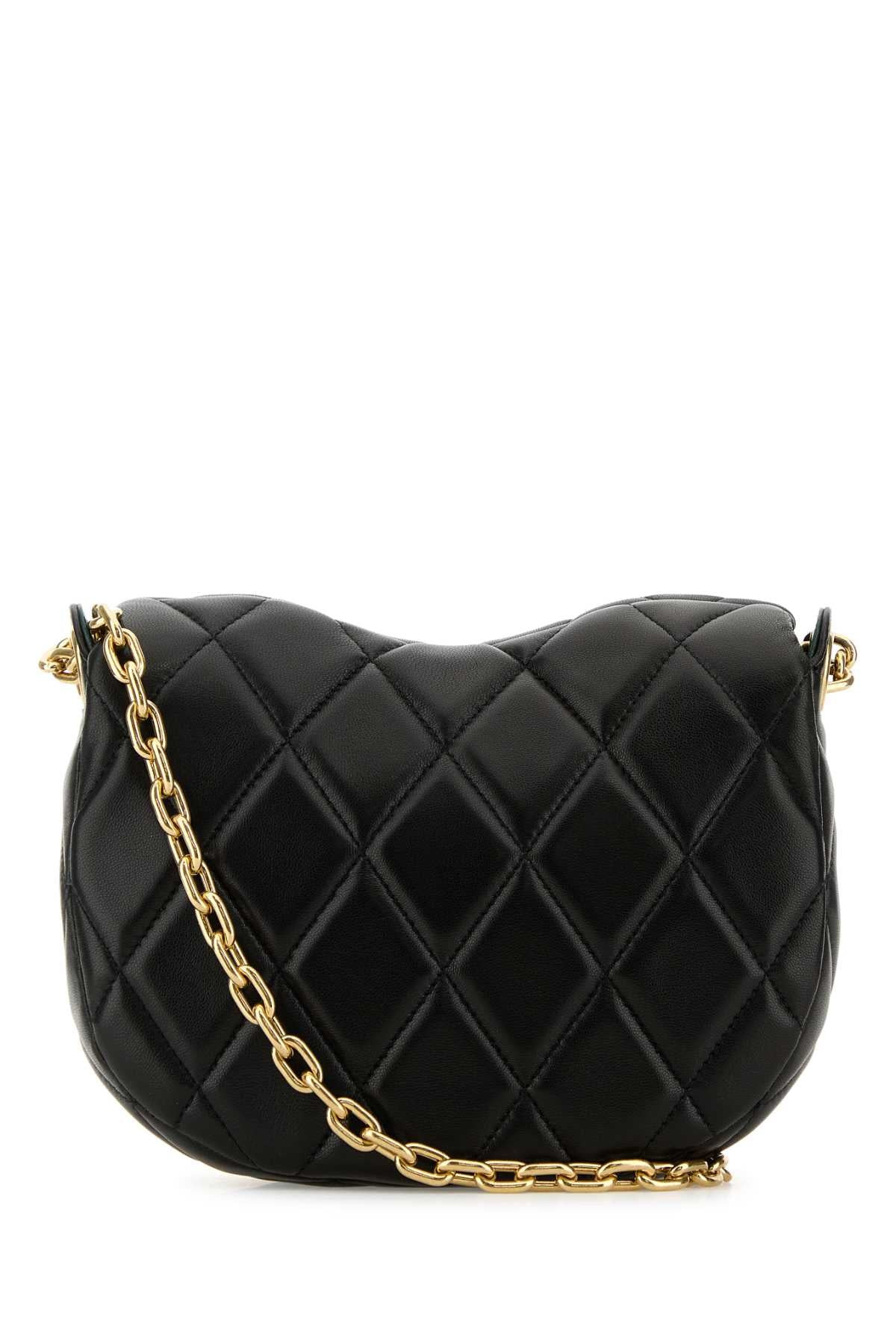 Burberry Women Black Leather Rocking Horse Shoulder Bag - 3