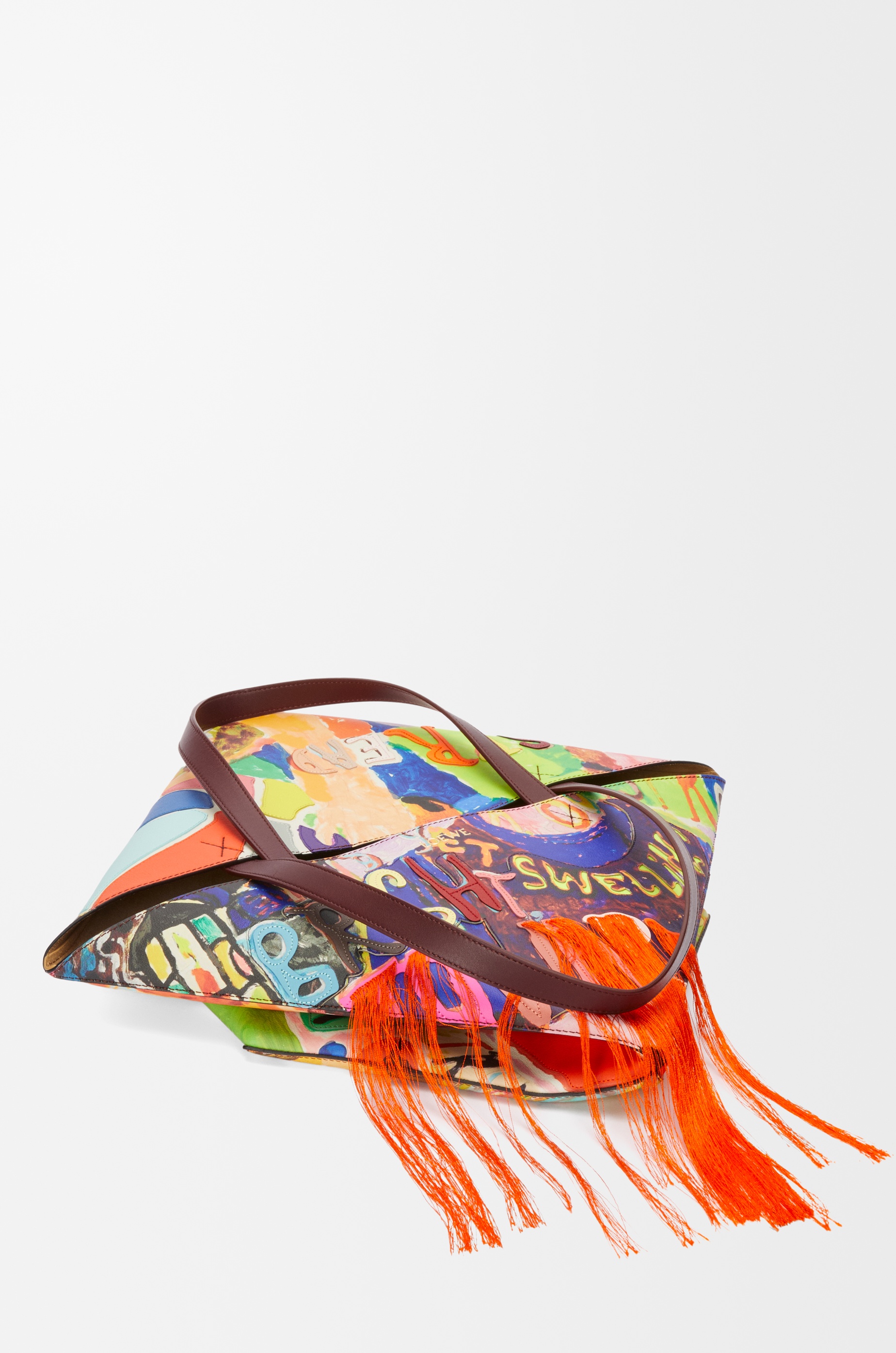 XL Puzzle Fold tote in classic calfskin - 6