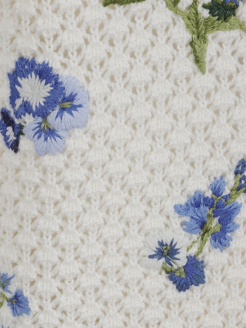 floral-embroidered open-knit top 3