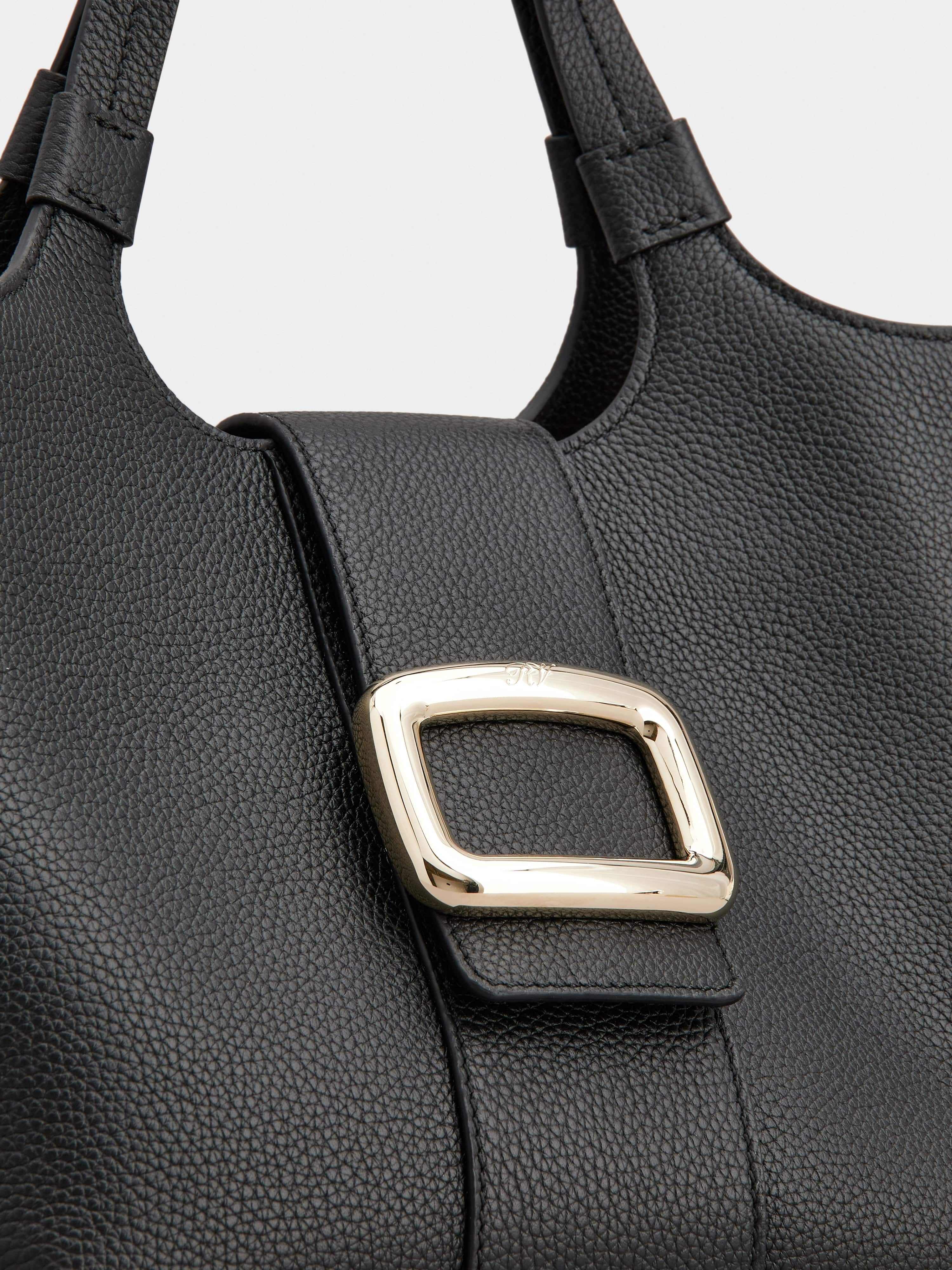 Viv' Choc Mini Shopping Bag in Leather - 8