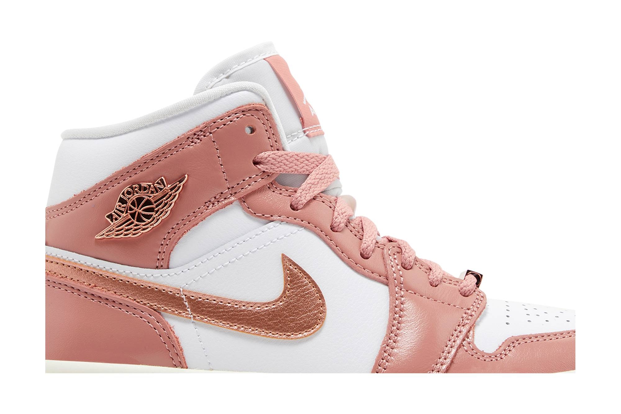 Wmns Air Jordan 1 Mid SE 'Red Stardust' - 2