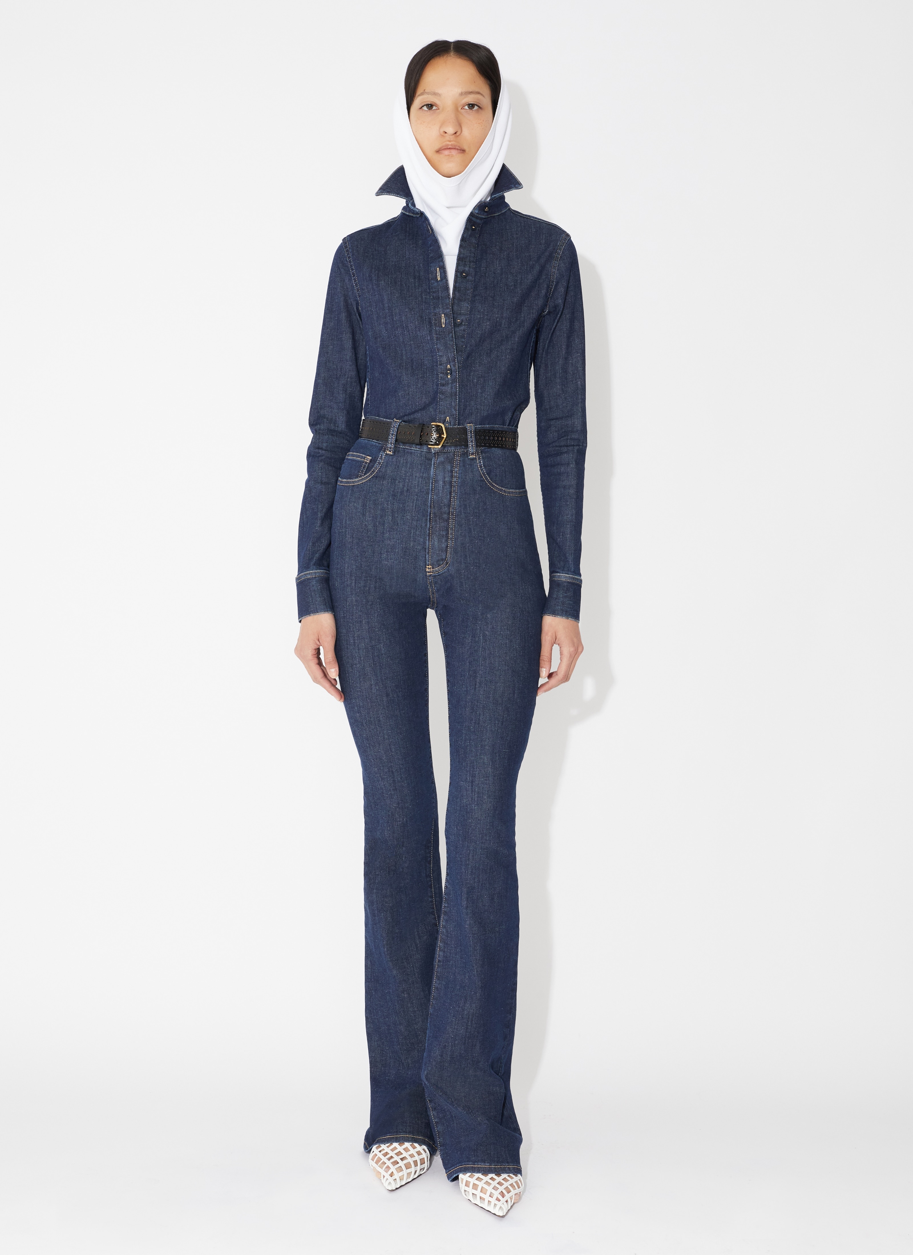 LONG BOOTCUT DENIM PANT - 2