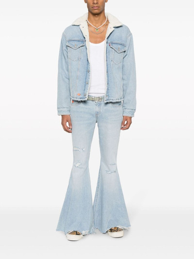 ERL x Levi's low-rise flared jeans outlook