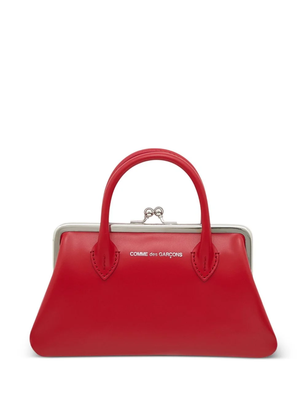 clasp-fastening top-handle wallet - 1