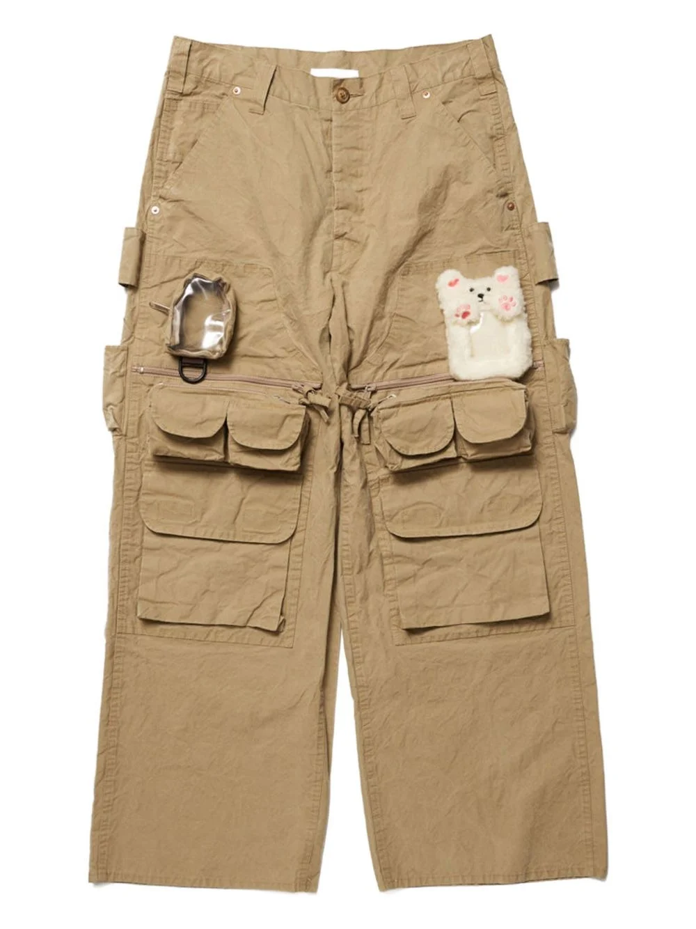 multi-pocket cargo pants - 1