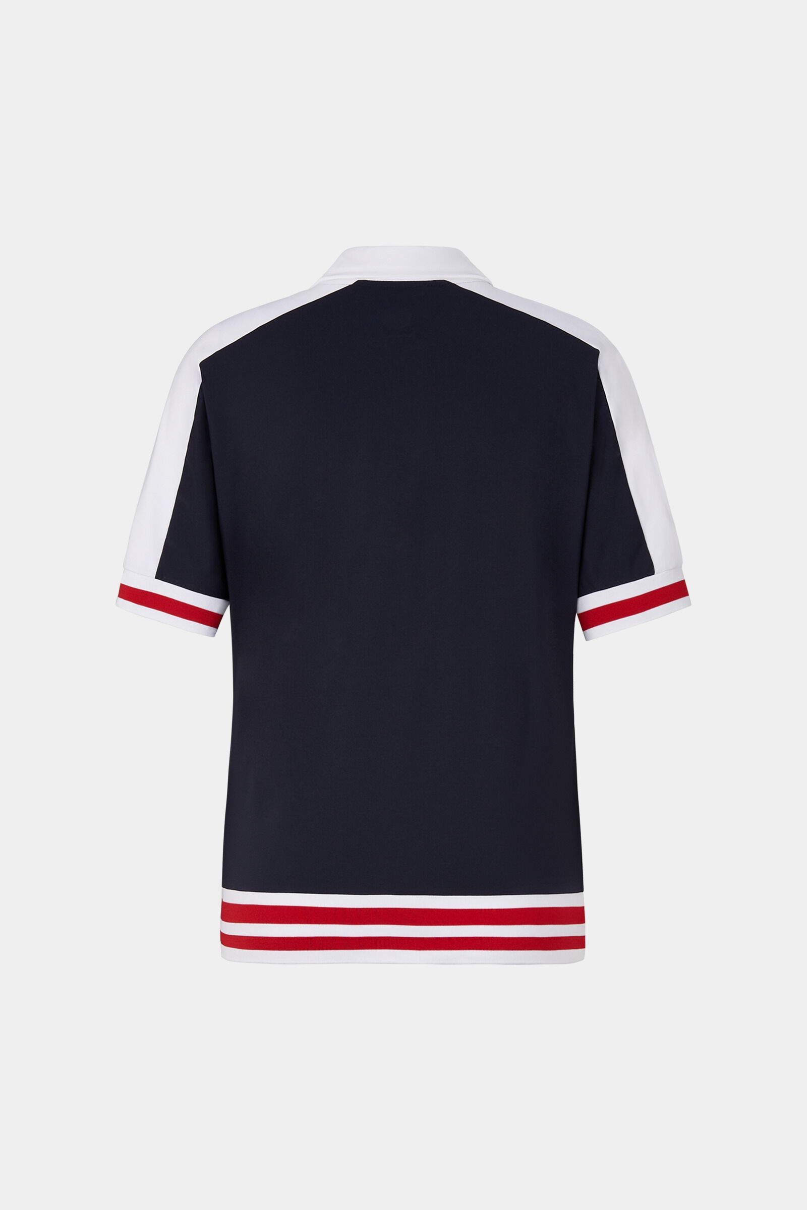Amelia functional polo shirt in Navy blue/Red - 6