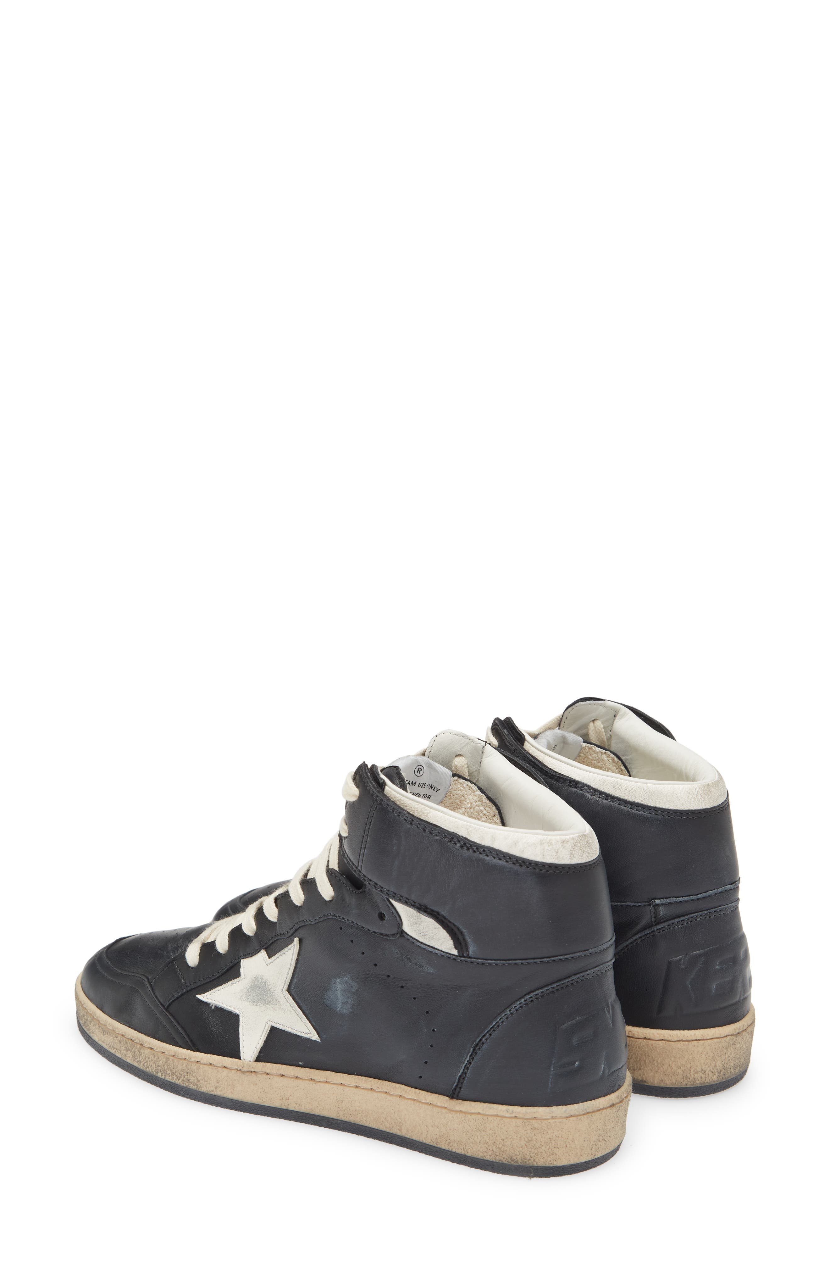 Golden Goose Sky-Star High Top Sneaker in Black/White at Nordstrom - 2