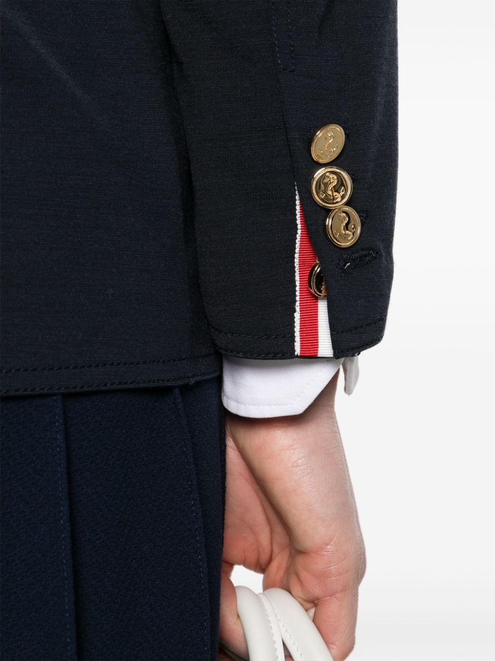 wool single-breasted blazer - 5