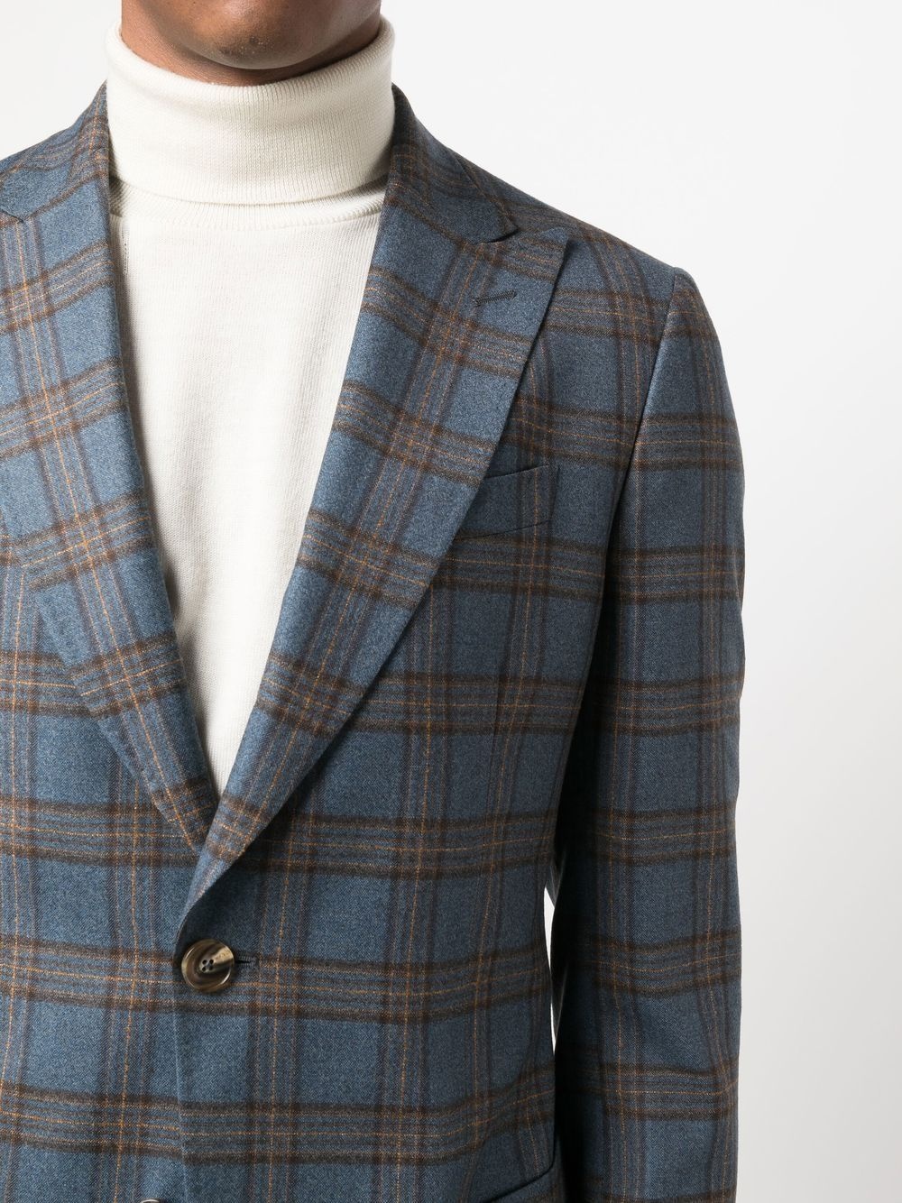 checked two-piece suit - 5