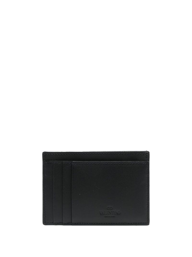 VLTN leather cardholder - 2
