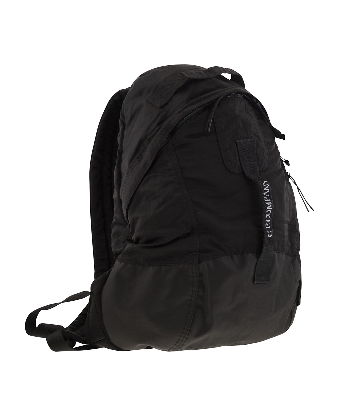 Rounded Nylon Backpack - 4