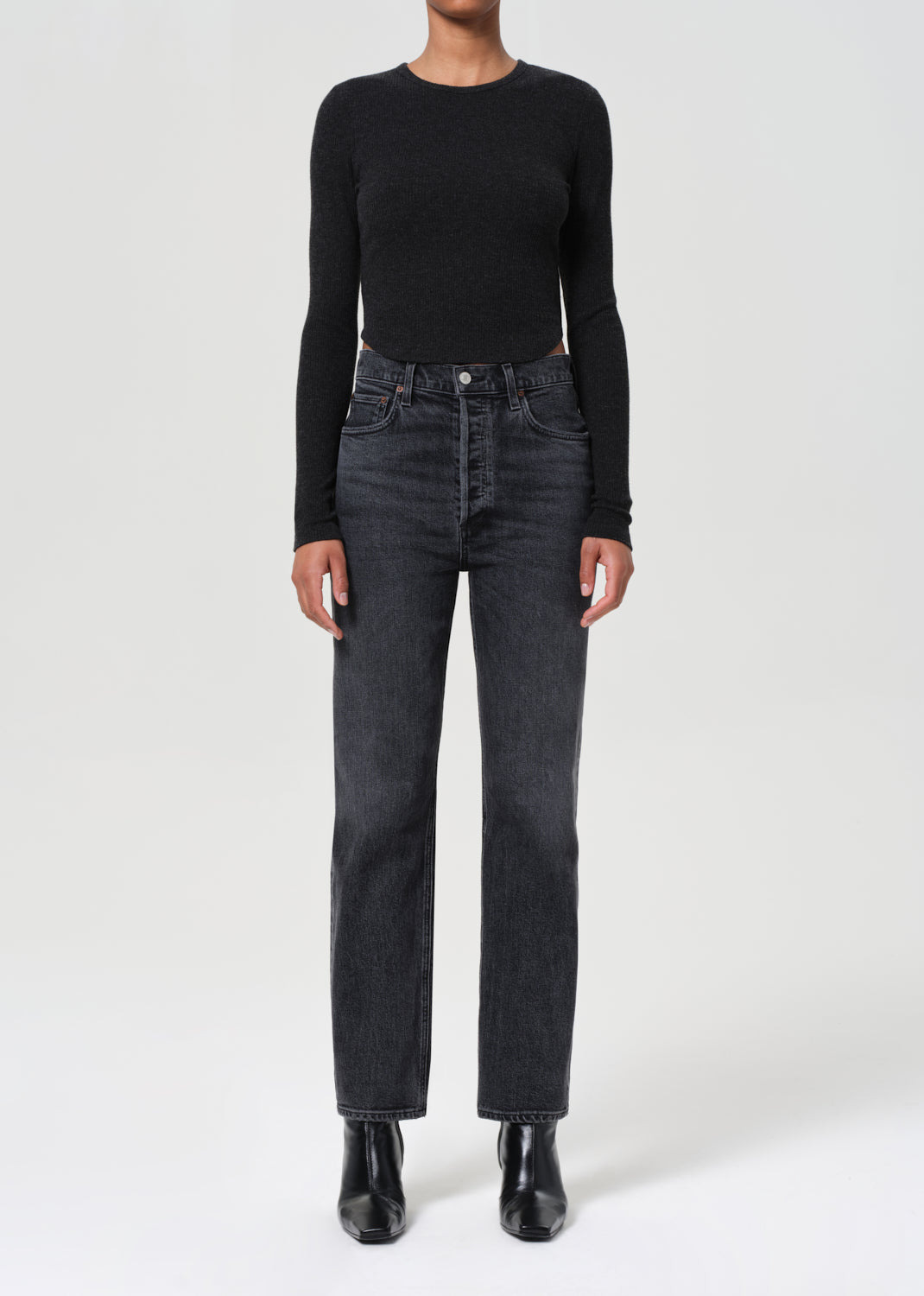 90'S PINCH WAIST HIGH RISE STRAIGHT IN HITCH - 2