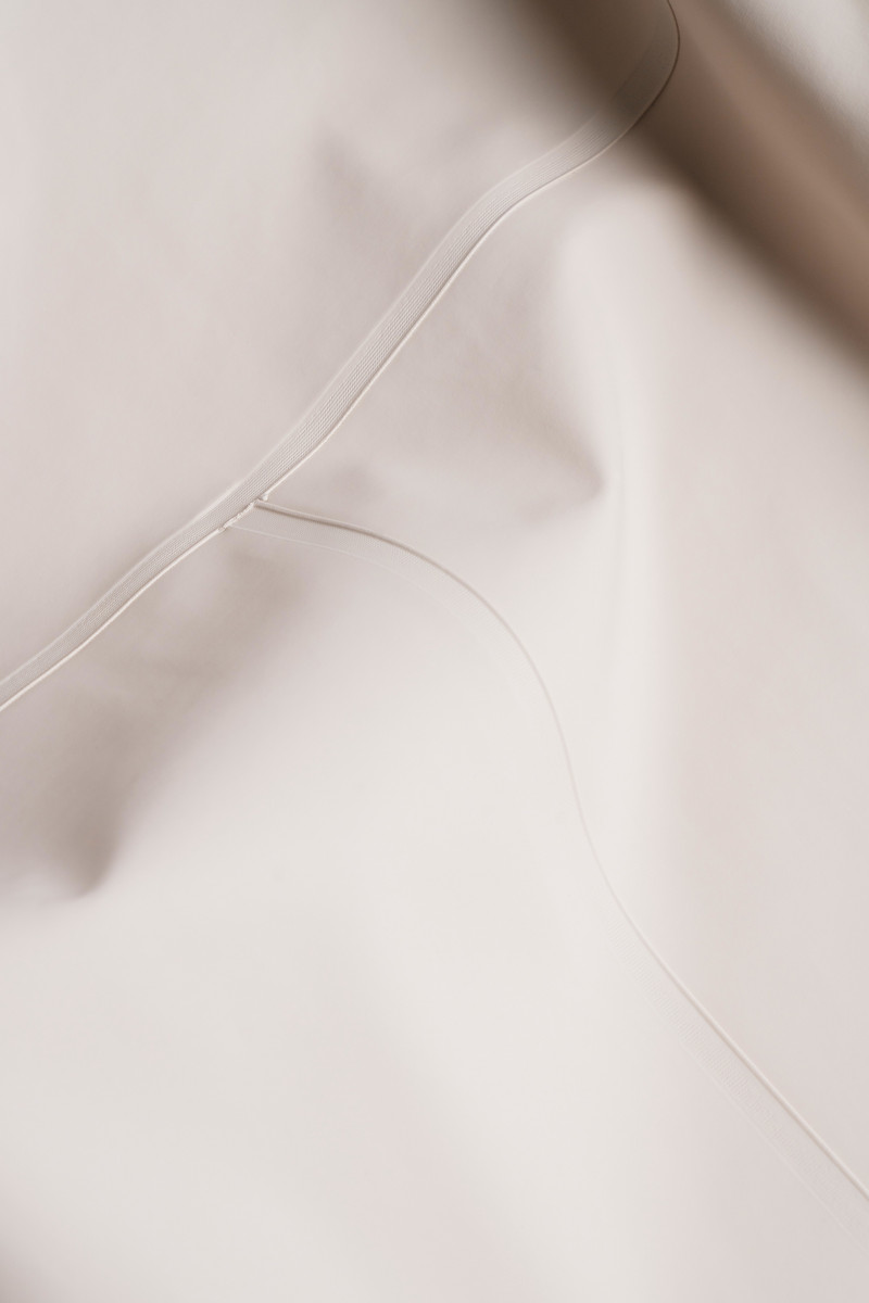 Stockholm Long Print Raincoat Light Sand 11