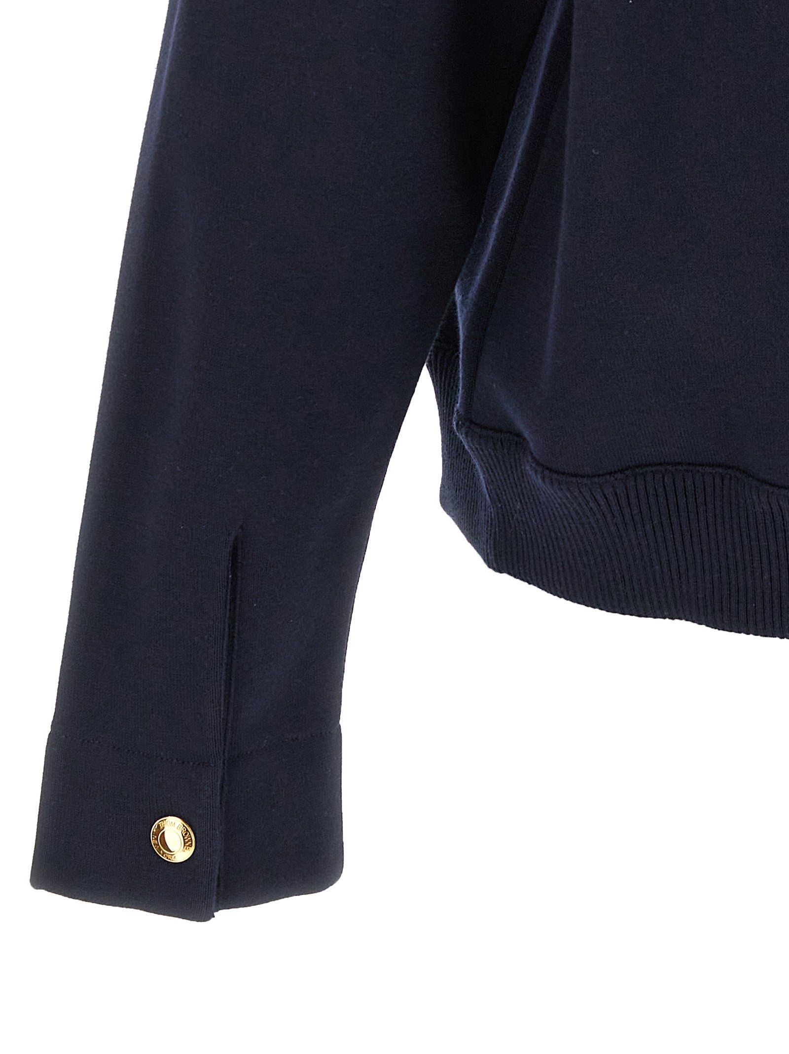 Thom Browne Armband Sweater, Cardigans Blue | wananluxury