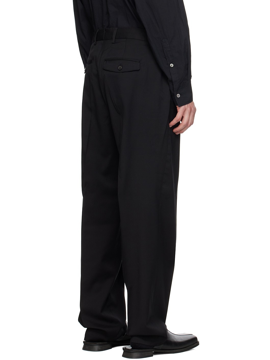 Black Chino 22 Trousers - 3