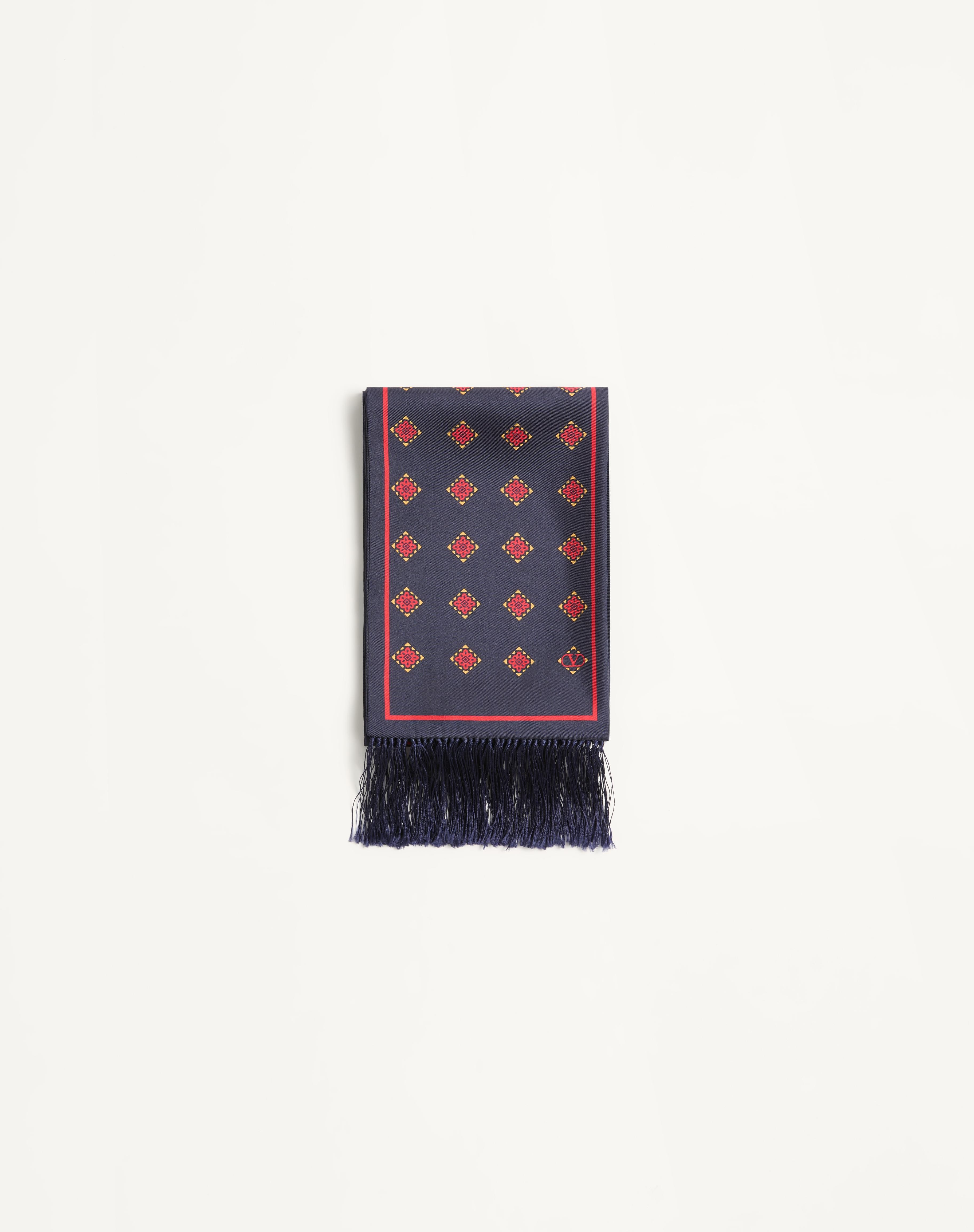 OPTICOOL SILK BANDEAU SCARF WITH FRINGE - 5