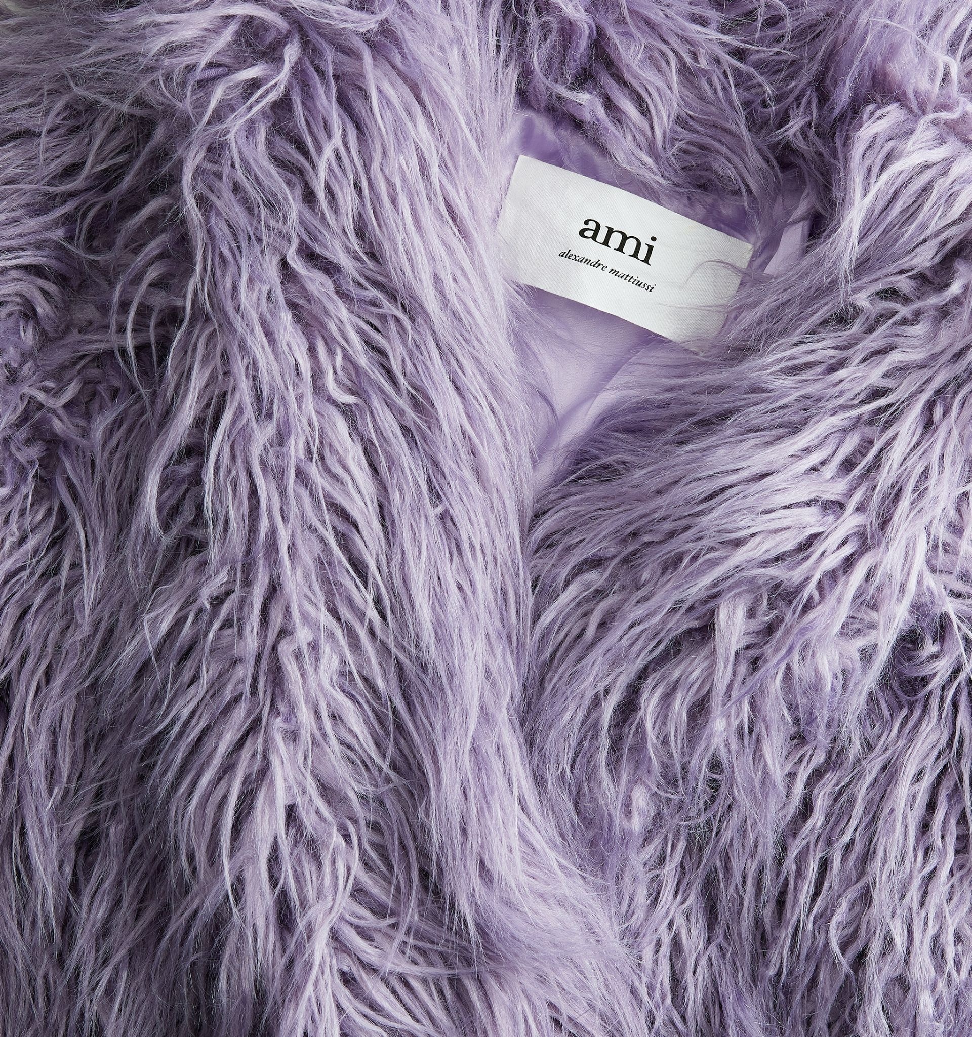 Long Coat in Synthetic Fur - 3
