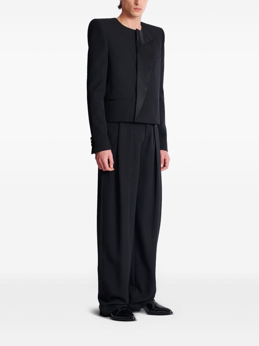 Asymmetric Spencer jacket - 3