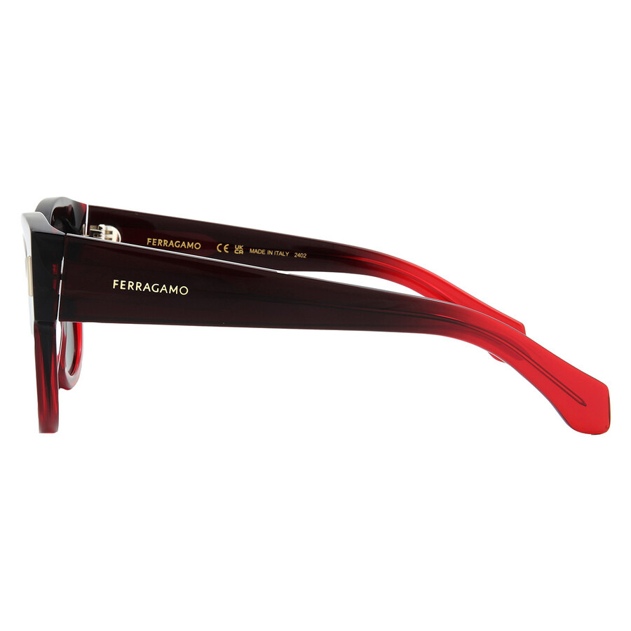 Ferragamo Grey Oval Ladies Sunglasses SF2007S 615 51 - 3