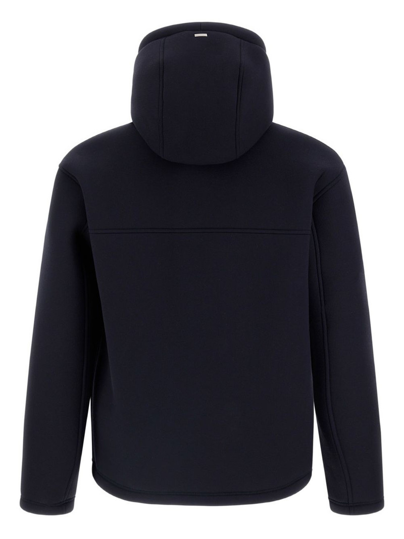 Herno hooded zip-front jacket outlook