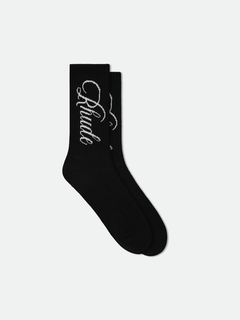 RHUDE VERTICAL SCRIPT SOCK 1