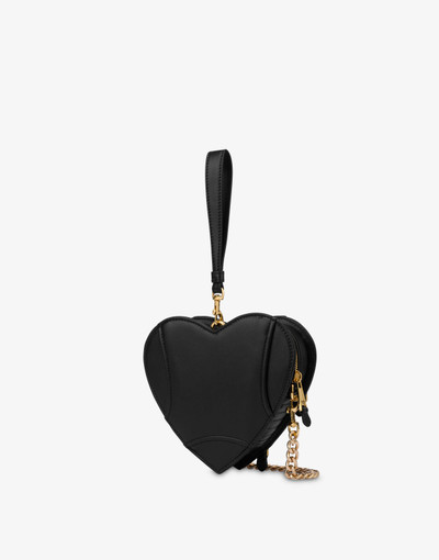 Moschino SMALL HEART BIKER BAG outlook