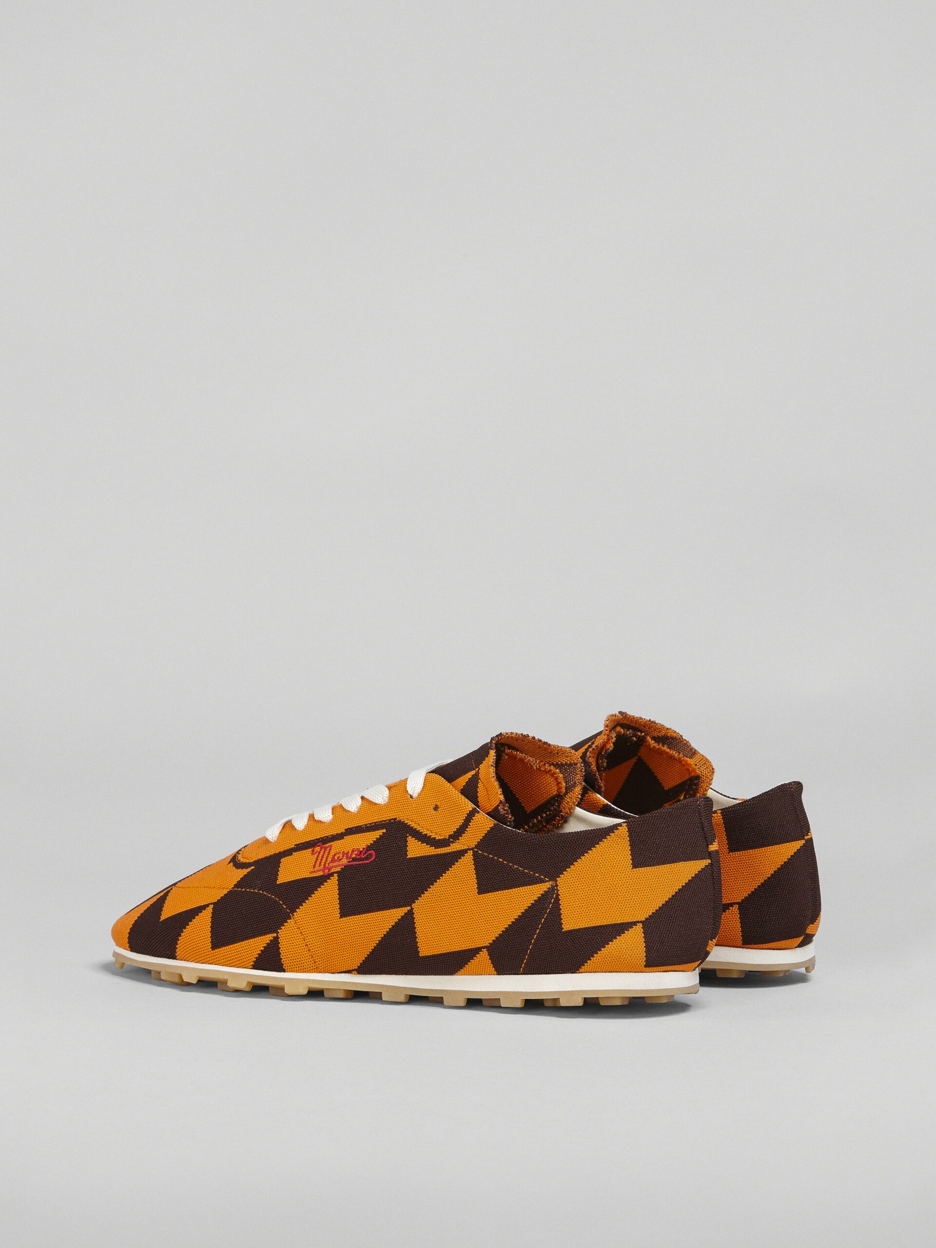 HOUNDSTOOTH STRETCH JACQUARD PEBBLE SNEAKER - 3