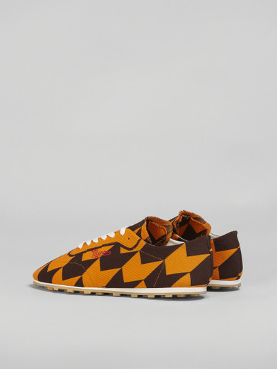 Marni HOUNDSTOOTH STRETCH JACQUARD PEBBLE SNEAKER outlook