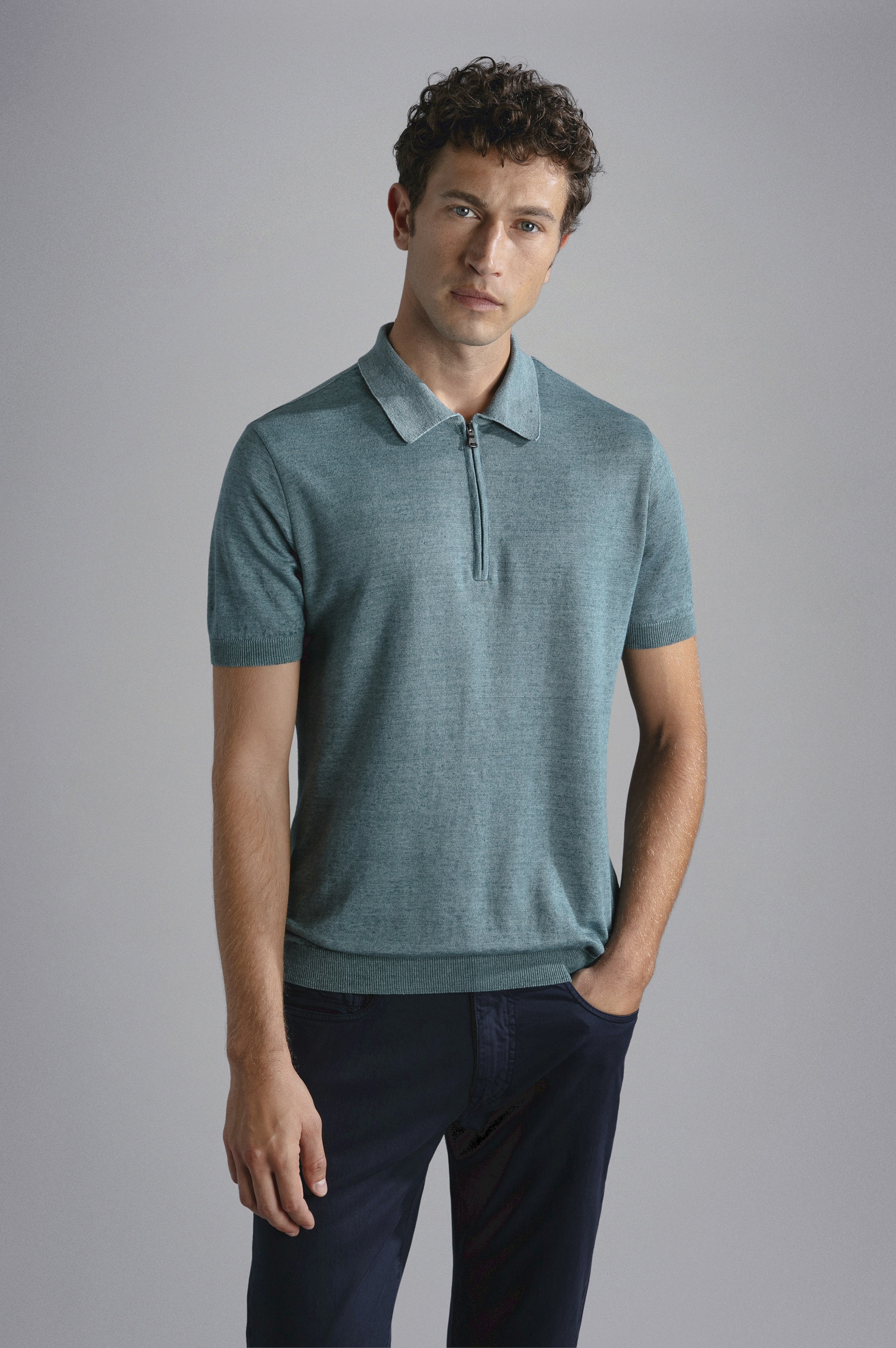 DELAVÉ LINEN POLO SHIRT - 6