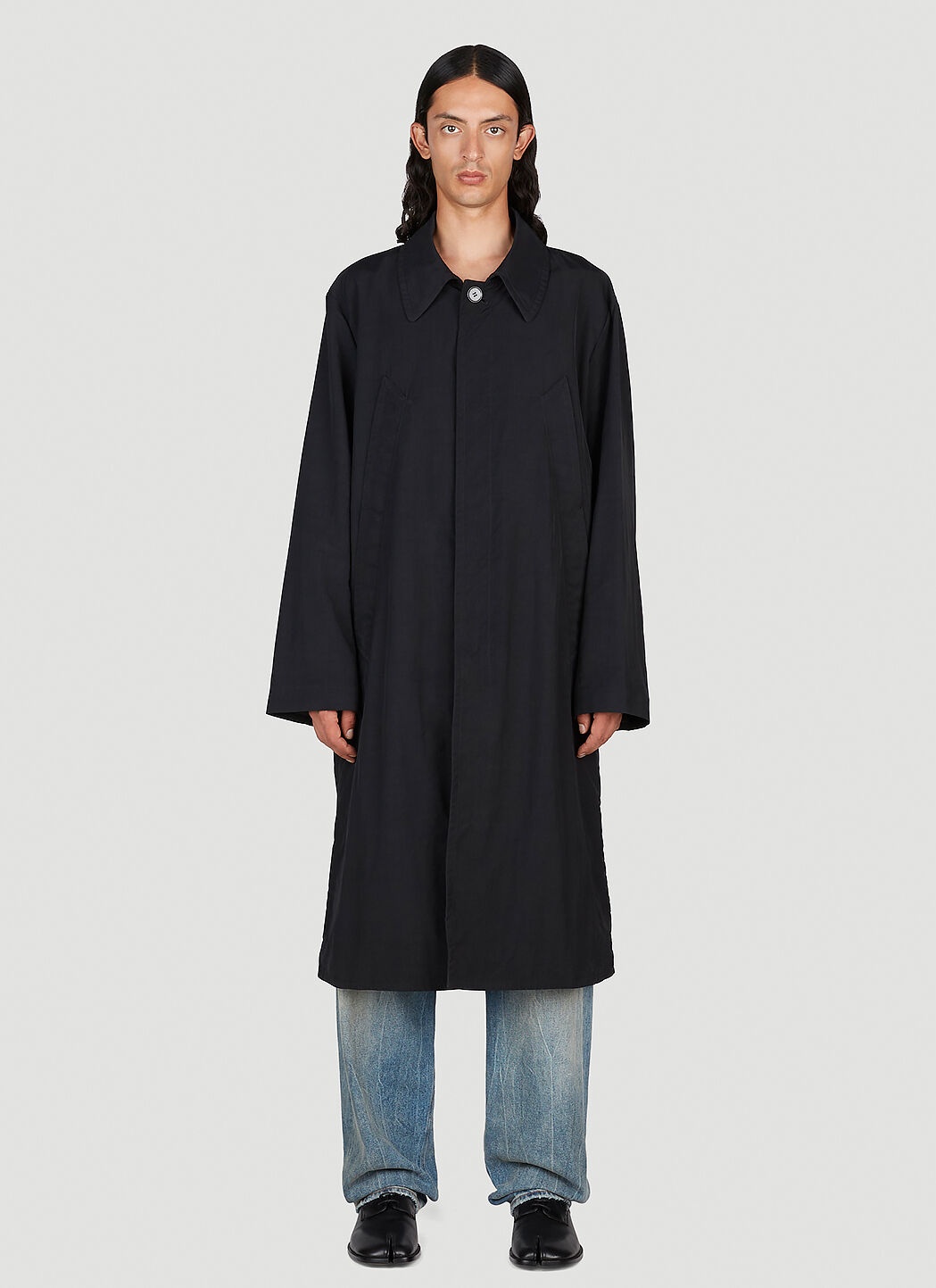 MM6 Maison Margiela Oversized Pocket Trench Coat | REVERSIBLE