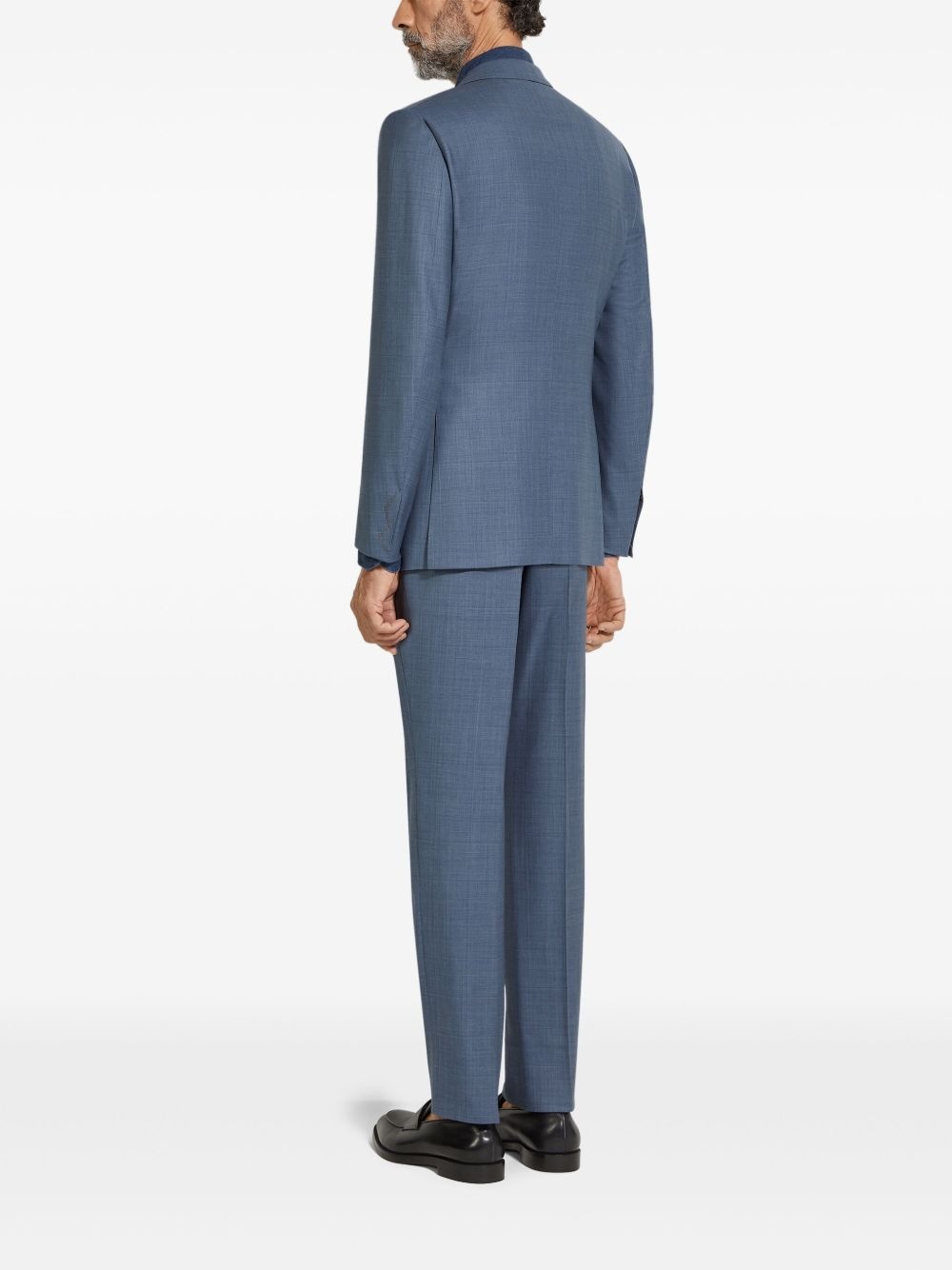 wool single-breasted suit - 3