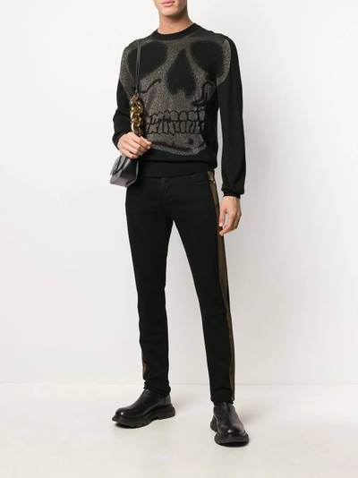 Alexander McQueen skull-motif knitted jumper outlook