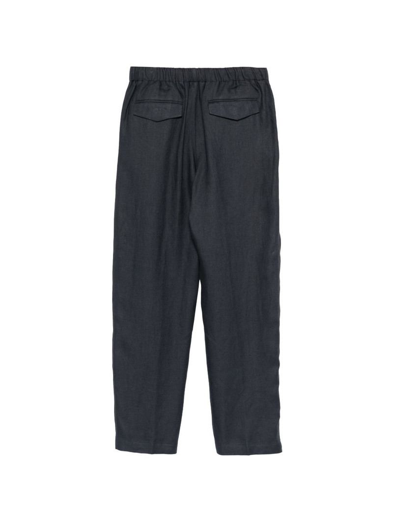 LARDINI elasticated-waistband trousers outlook