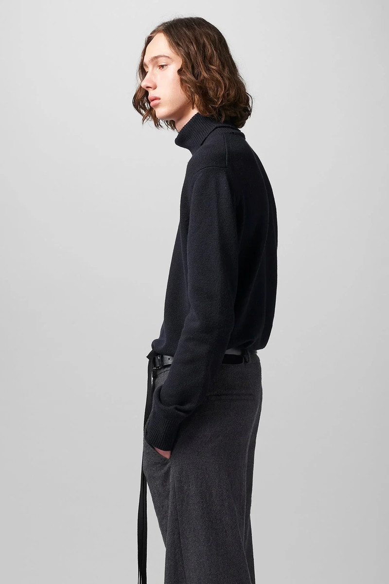 Ann Demeulemeester Kurt Knitted Dolcevita Neck Sweater outlook